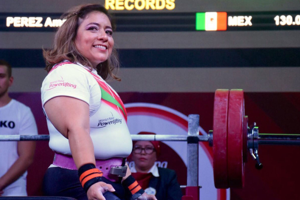 Amalia Pérez conquista oro en Mundial de Parapowerlifting