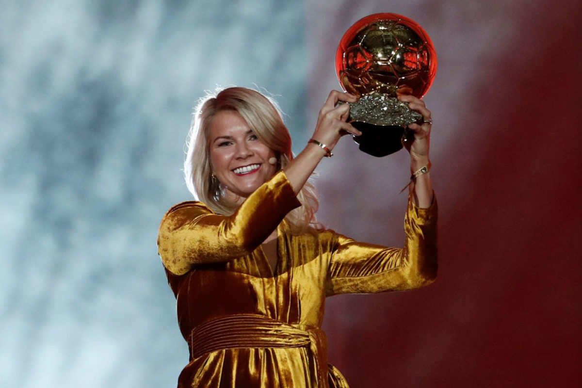 Ada Hegerberg, primera ganadora del Balón de Oro femenil