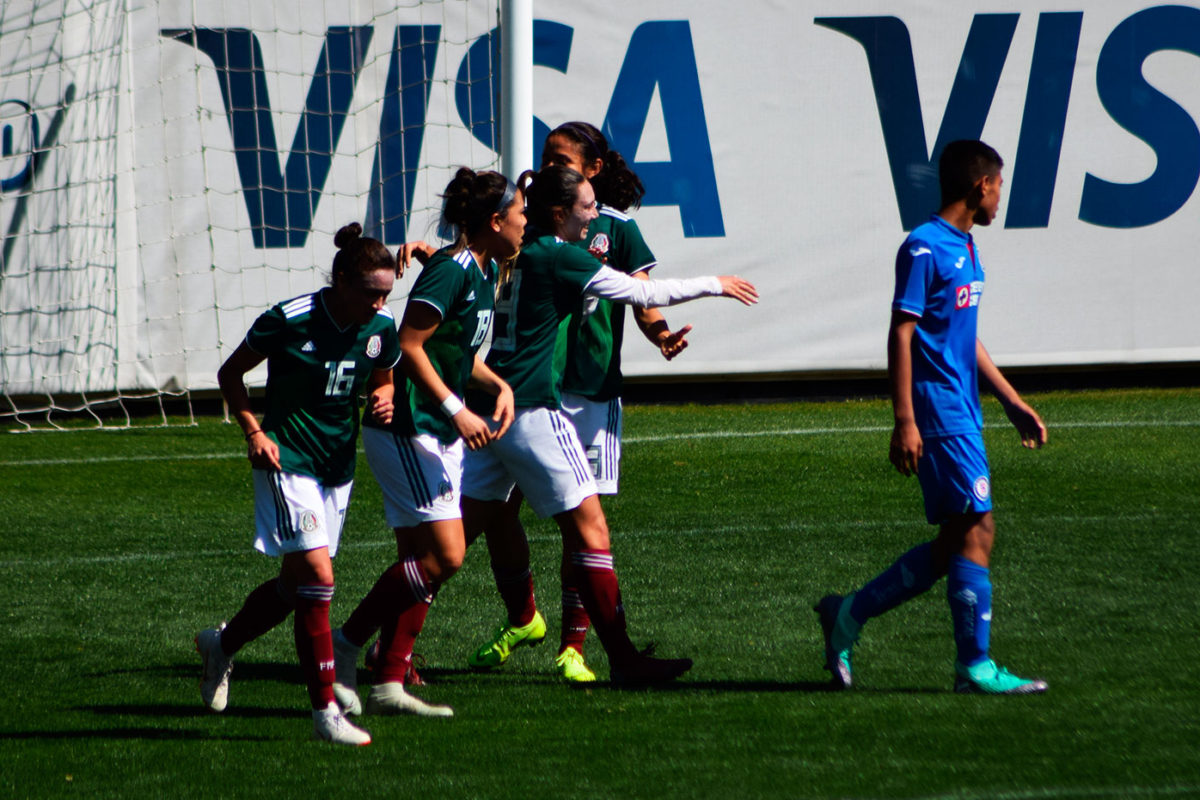 La Selección Mexicana venció 5-2 a Cruz Azul Sub-15