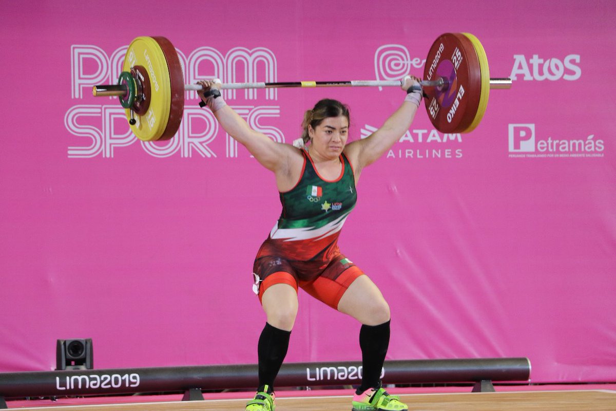 Plata para México en levantamiento de pesas femenil