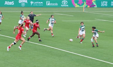 Las serpientes pierden ante Canadá en rugby femenil