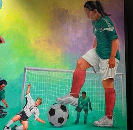 Inmortalizan a Charlyn Corral y a Marigol en Museo del Deporte de Edomex