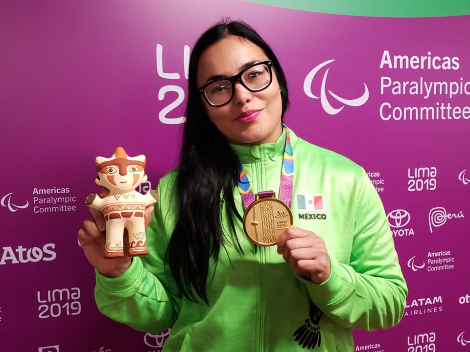 Rebeca Valenzuela bicampeona en jabalina en Para panamericanos