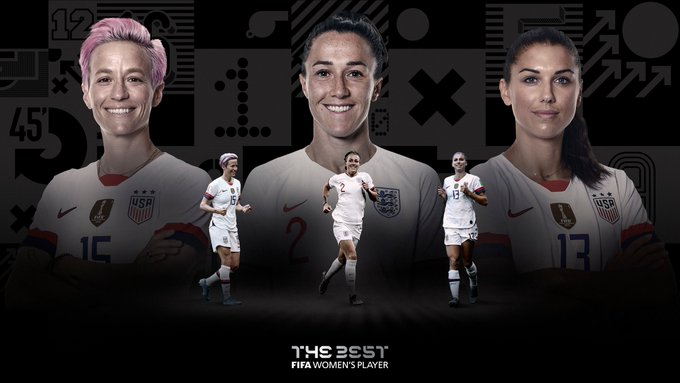 Alex Morgan, Megan Rapinoe y Lucy Bronze, entre las finalistas FIFA para The Best