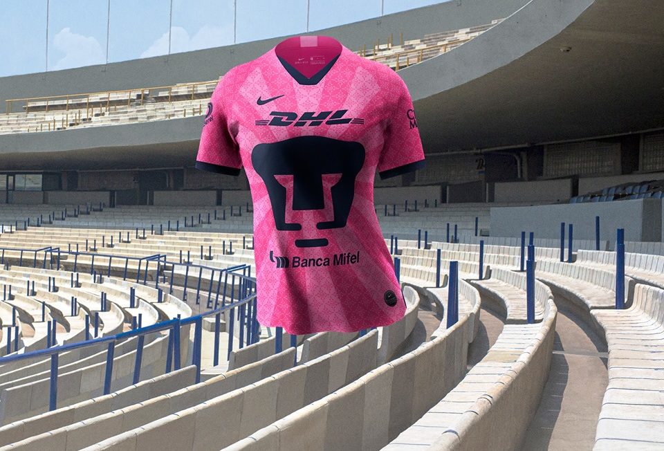 Pumas estrena uniforme rosa en su próximo partido