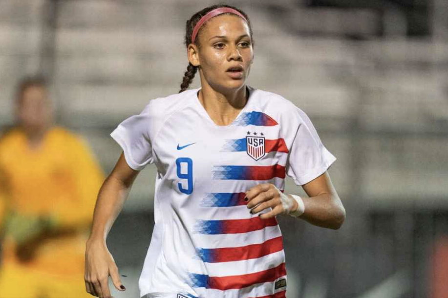 TRINITY RODMAN, SE ESTRENA COMO GOLEADORA EN LA NWSL.